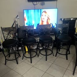 4  Bar Stools 