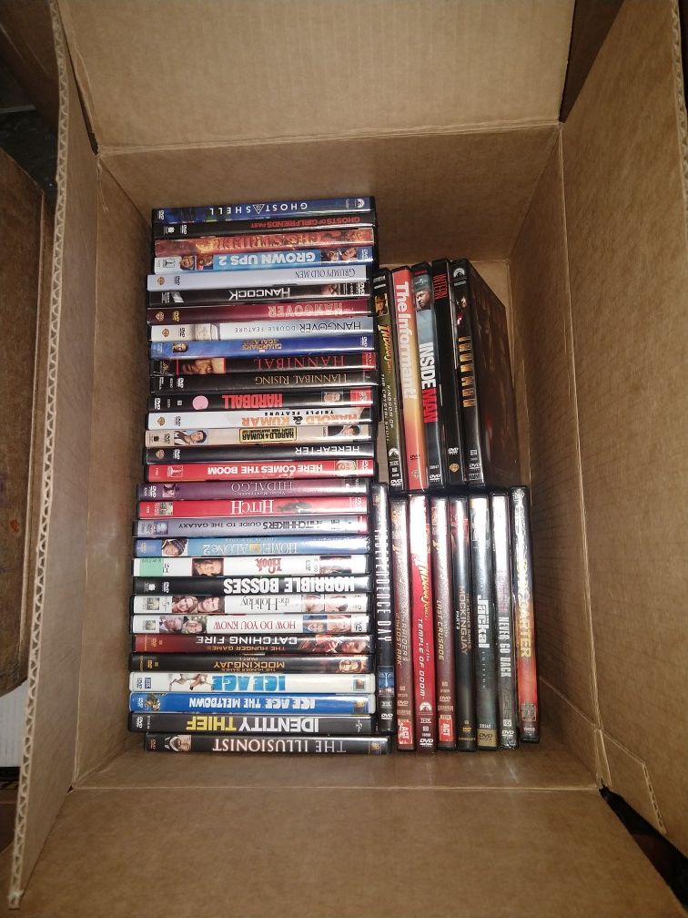 Over 500 DVDs 38 Blue Ray