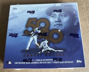 2024 Topps SHOHEI OHTANI 50-50 Club Sealed Box (10 Packs) SEALED