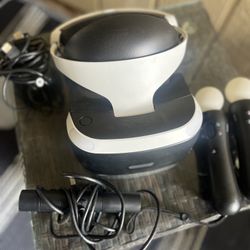 Sony PlayStation VR (PSVR) Bundle with Move Controllers & Camera Price: $125 (Negotiable)