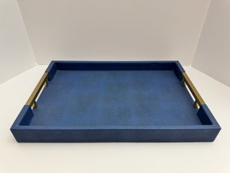 Blue Serving Tray - $25