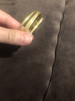 18K gold plated 4 bangles
