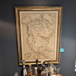 Explorers Map Of North America