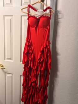 Red Mermaid Dress