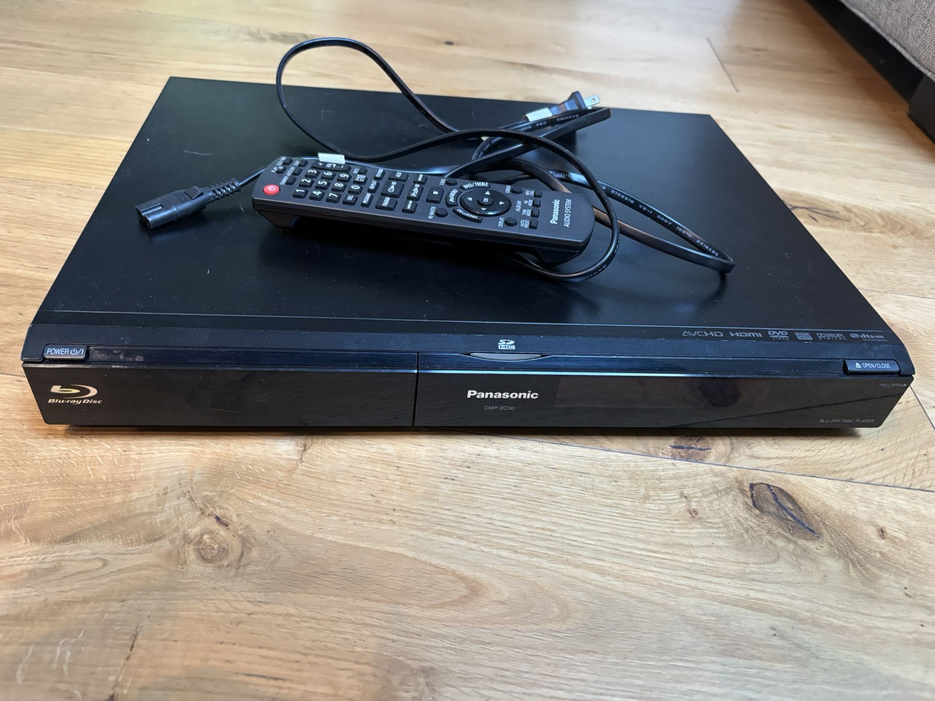 Panasonic Blue Ray DVD player