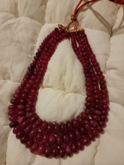 Indian ruby necklesd