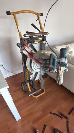 🔧 Bosch 12” Dual-Bevel Glide Miter Saw + Rolling Stand