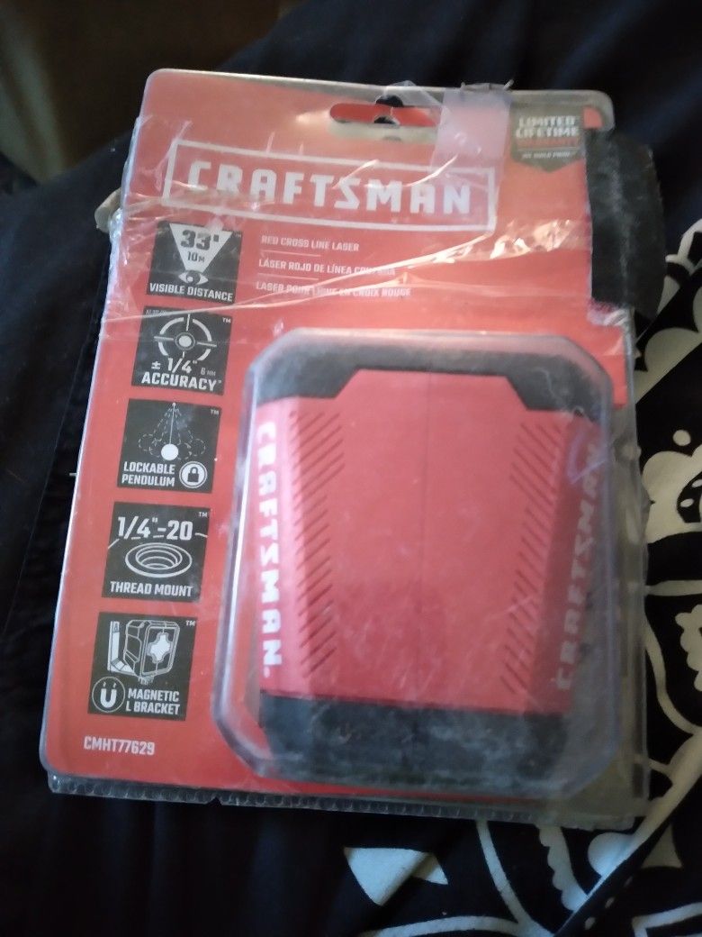 Craftsman Red Cross Line Laser
