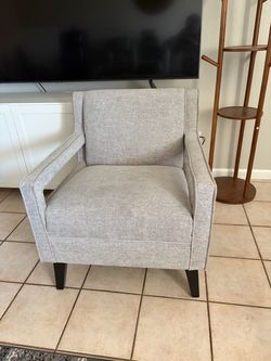 Arden gray accent chair