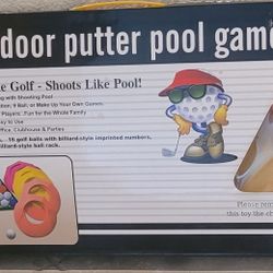 Indoor/Outdoor Fun. Golf/Pool Game