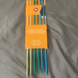 Vote android aluminum straight knitting set us 8 / 9 / 10 or 5 / 5.25 / 5.75 mm 