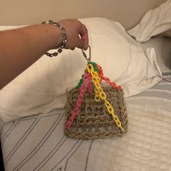 Baluue Pet Parrot Chewing Toy Straw Weave Hammock Swing for Birds Climbing and Sleeping Accessory Design to Entertain and Develop Skills for Pets