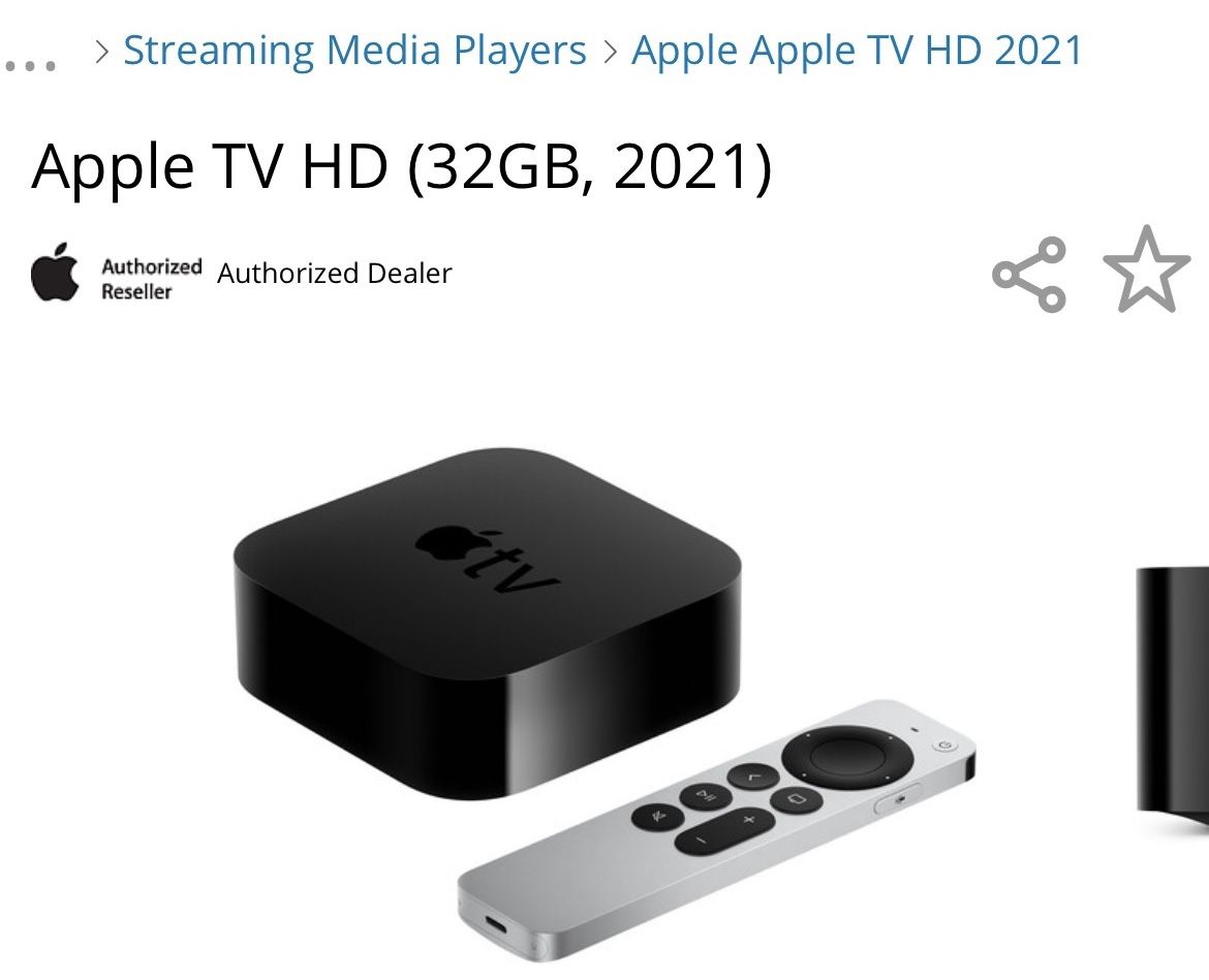 Apple TV HD  32 GB