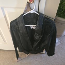WomeN   BlAck Leather Jacket