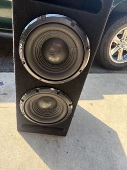 Dual Alpine Subwoofers in Ported Box