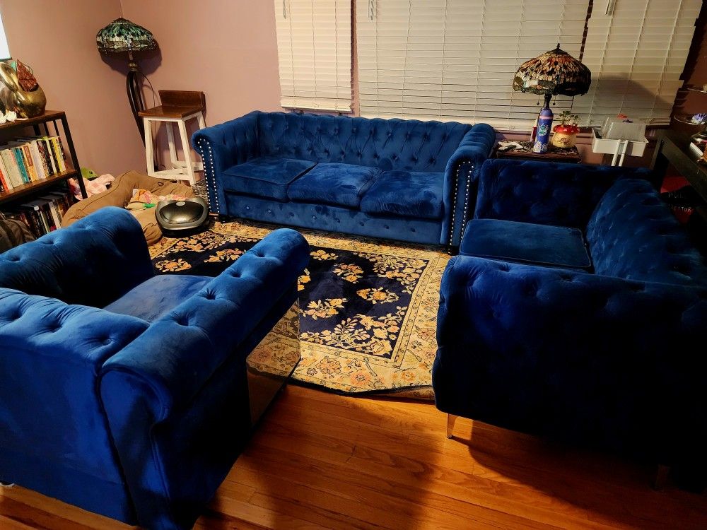 Couch, Love Seat, Chair