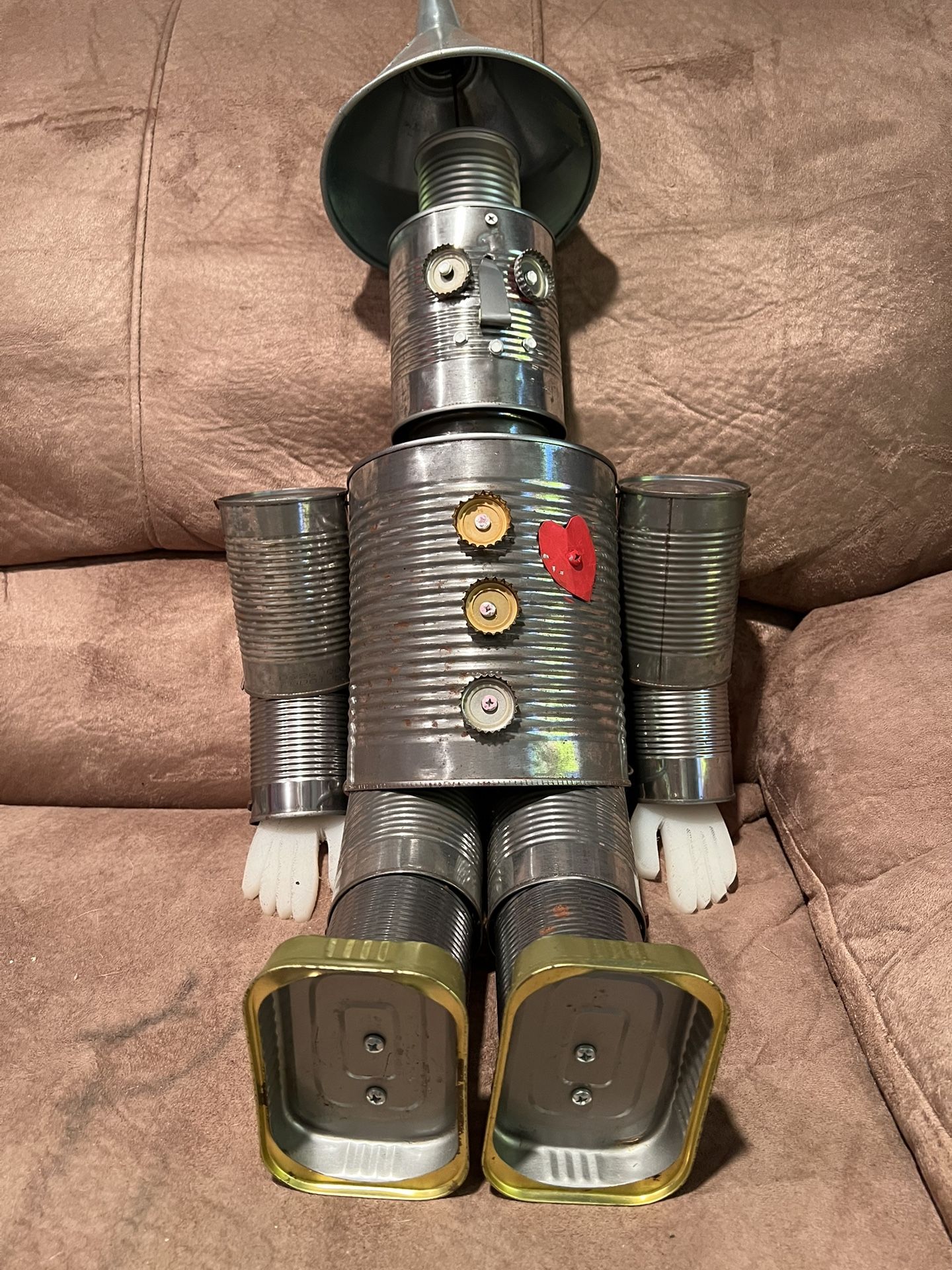Hand-Made Tin Man Jointed Pop Art-Wizard Of Oz