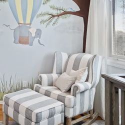 Thatcher Rocker & Ottoman – Perfect Nursery Set