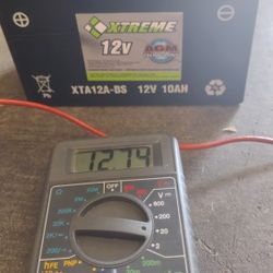 12 Volt Agm Motorcycle Battery 