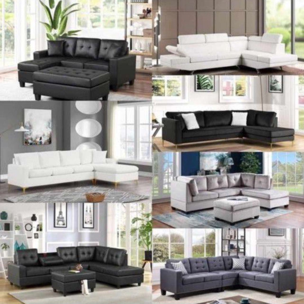 New Sectionals And Sectionals With Ottoman With Free Delivery Starting Out At 699