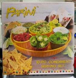 Parini 10-piece condiment serving set