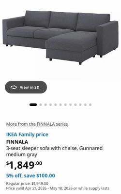 Modern sectional sofa with queen sleeper