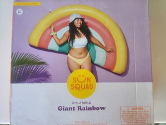 Rainbow Inflatable Float