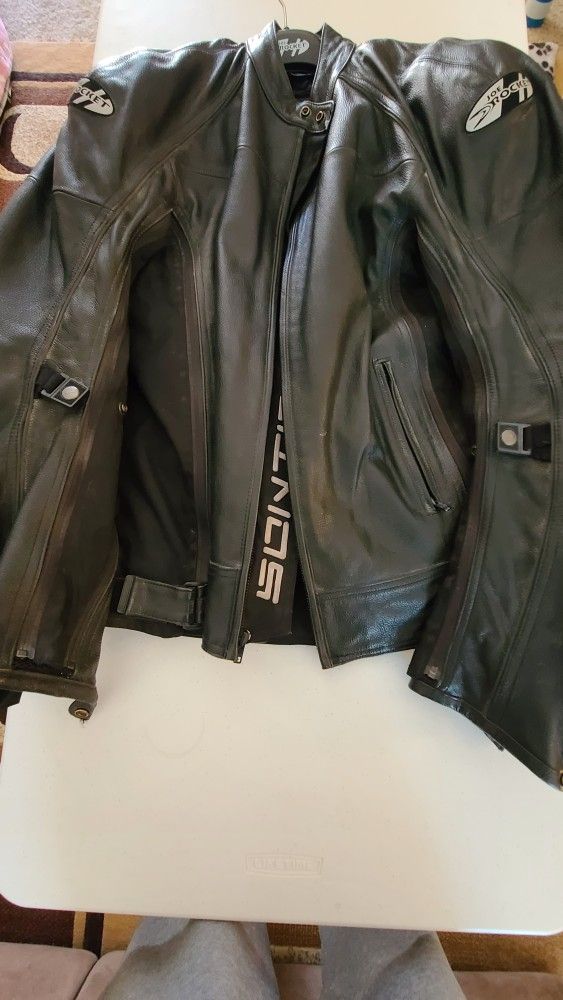 Joe Rocket Men's Leather Motorcycle Jacket