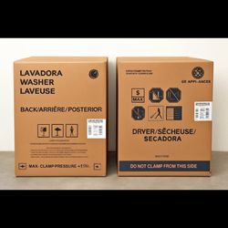 GE Washer Dryer Brand New InBox Stackable