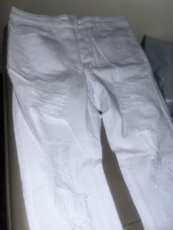 Size 34 MEN'S SHEIN Skinny/Slim Fit Jeans W/ Ripped Design