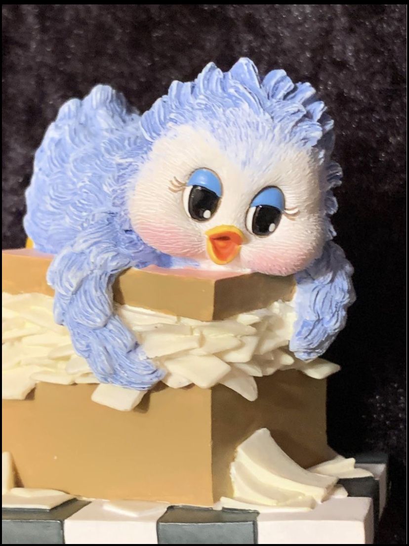 Sonshine Promises “God Never Gives You More Than You Can Handle” Blue Bird Figurine