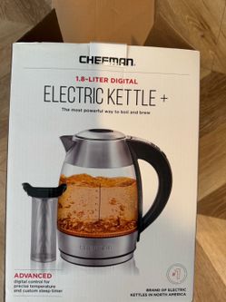 🔥 Chefman 1.8L Digital Electric Kettle – Only $15! ☕✨