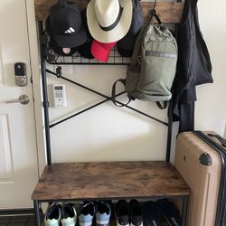 Mudroom With Bench & Shoe Storage
