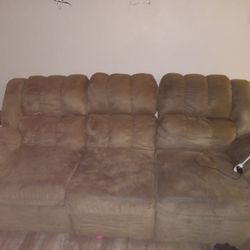 Couch With Two Recliners