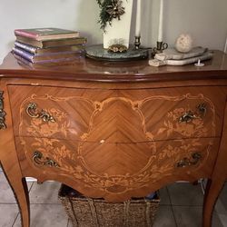 Late 19th Century French Louis XV Marble Top Commode 