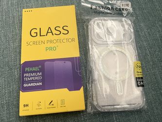iPhone 17 pro screen protector x3pcs and case