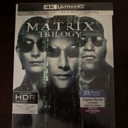 Matrix Trilogy (4K UHD+Blu-ray) NEW (Sealed) Keanu Reeves, The Wachowskis 3 Disc