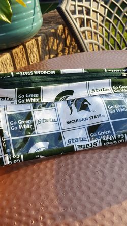 Michigan State pencil case