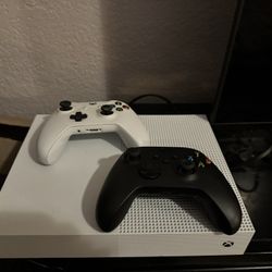 Xbox One S TB With Two Controllers Great Condition Excellent  Price  150