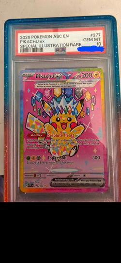 Pikachu SIR Ascended Heroes PSA 10