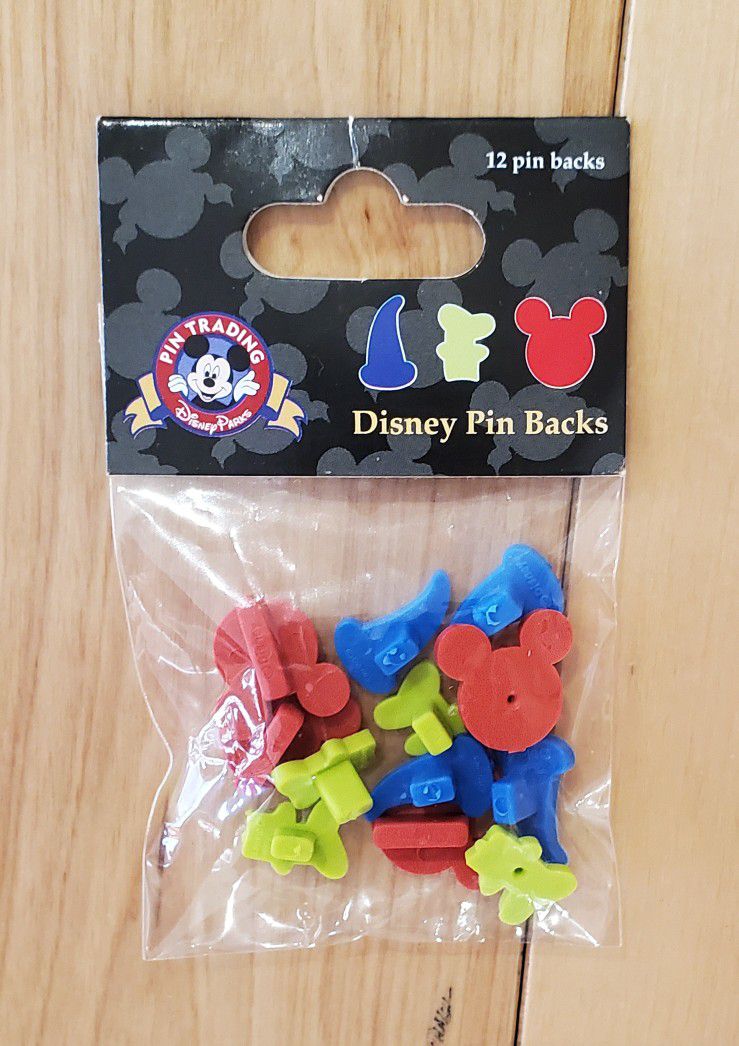 NEW Disney Pin Backs (12 pack)