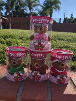 Christmas bears squishys