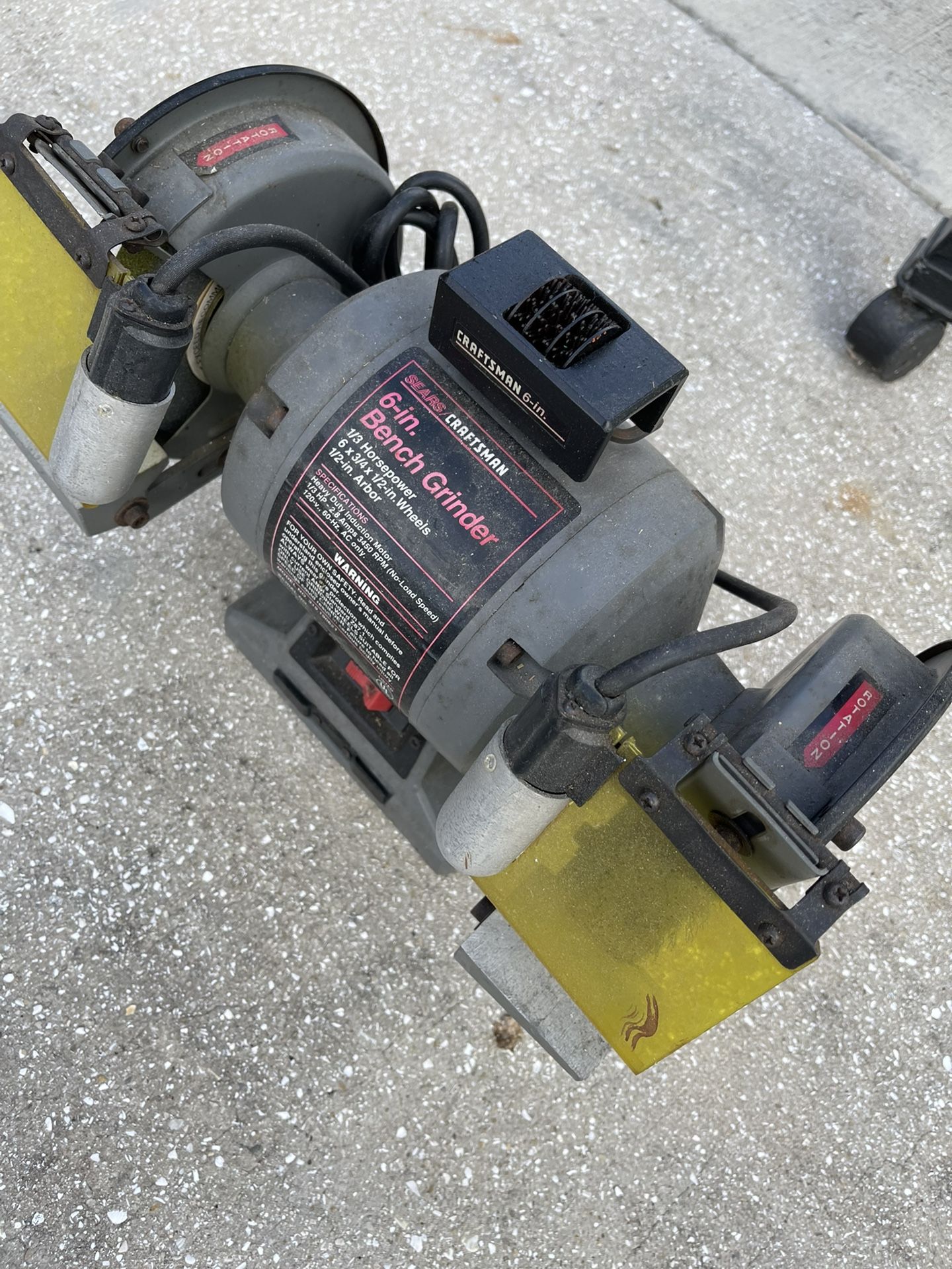 Craftsman 6 Inches Bench Grinder