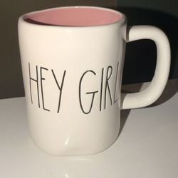 Rae Dunn HEY GIRL Ceramic Mug