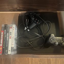 Sony PlayStation 3 PS3 and 8 Games