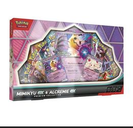 Pokemon Mimikyu ex & Alcremie ex Premium Collection Box - NEW 
