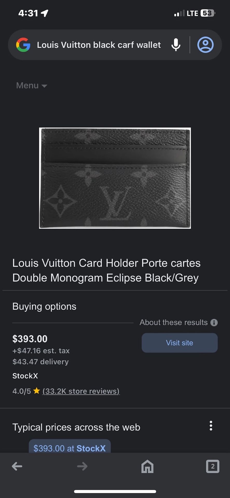 Louis Vuitton Card Holder