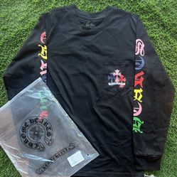 Multi-colored cross graphic shirt, Size Small