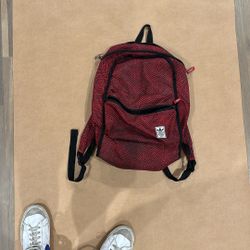Red Adidas Backpack 