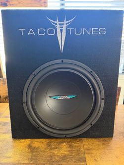 Taco Tunes 12” Subwoofer box with Image Dynamics Subwoofer